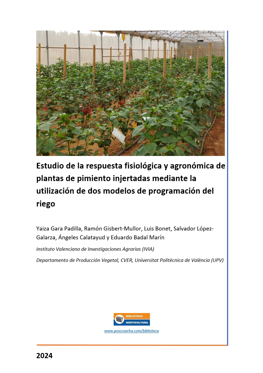Estudio de la respuesta fisiológica y agronómica de plantas de pimiento injertadas mediante la utilización de dos modelos de programación del riego